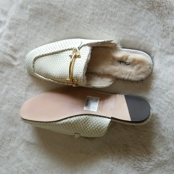 Clarks Mules, brand new, gorgeous, off white, super comfy - Picture 2 of 3